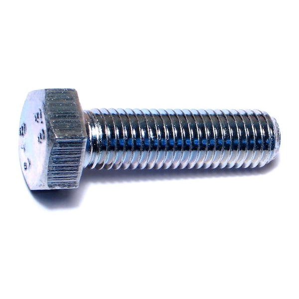 Midwest Fastener Class 8.8, M14-2.00 Hex Head Cap Screw, Zinc Plated Steel, 50 mm L, 10 PK 50498 - main